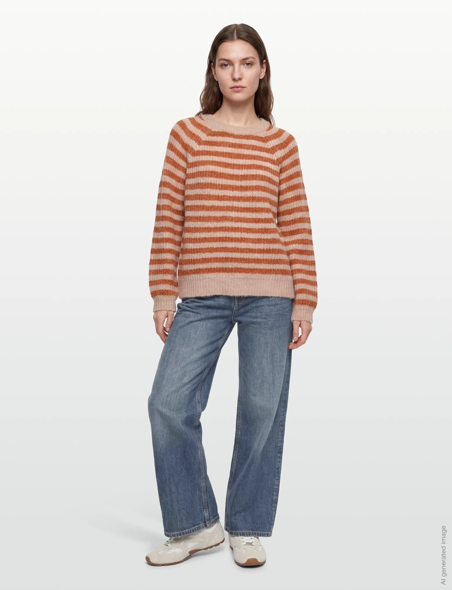 Lollys Laundry - BinaLL Knit Jumper LS - sviitrid - rust - 0
