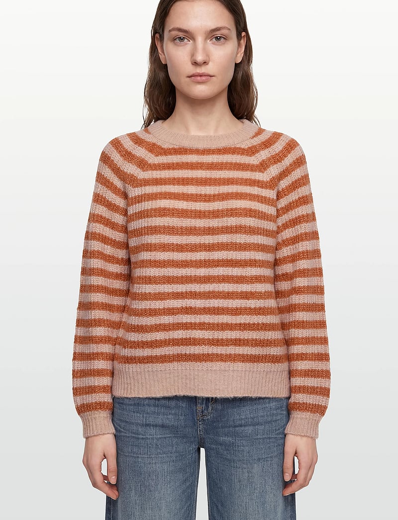Lollys Laundry - BinaLL Knit Jumper LS - striktrøjer - rust - 3