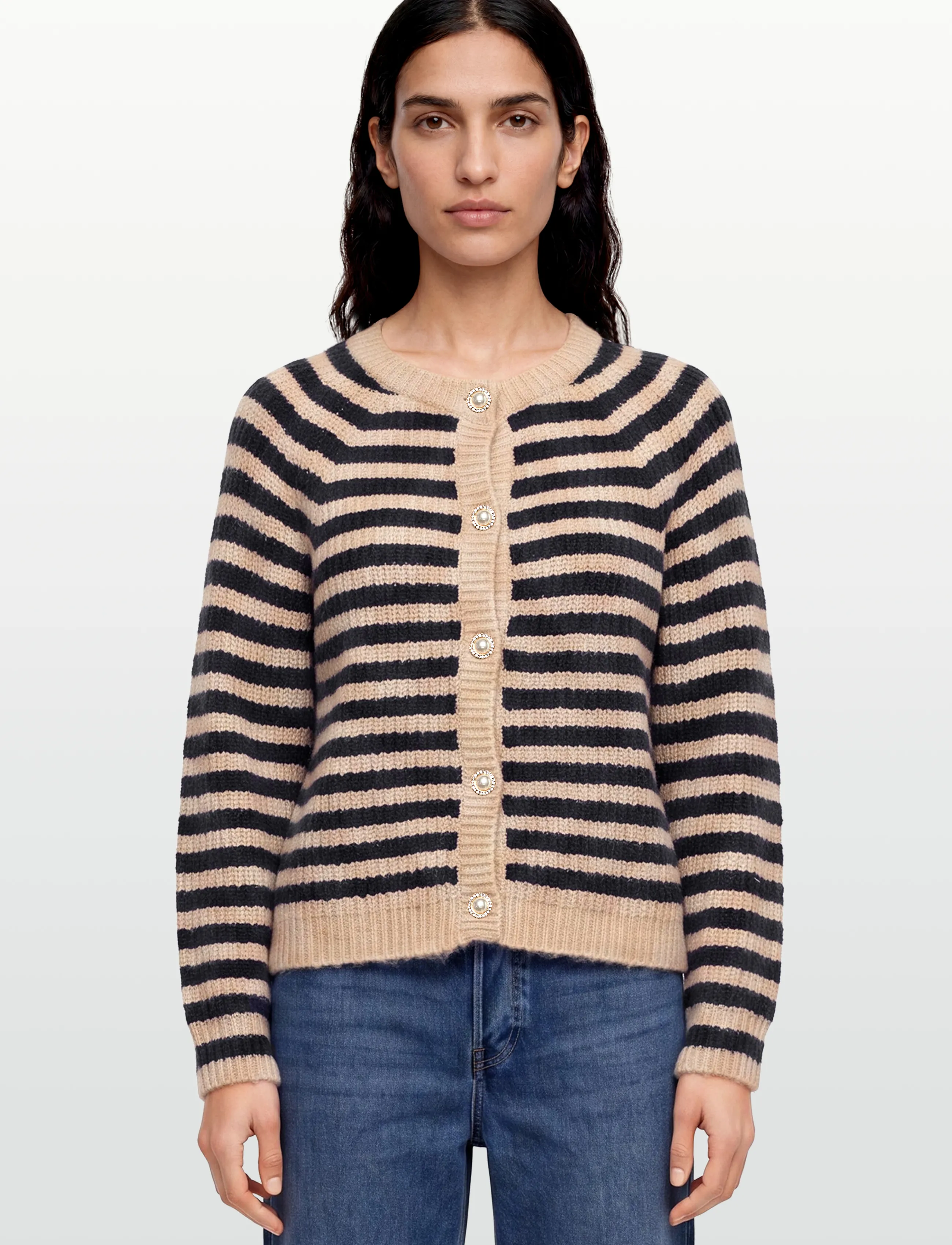 Lollys Laundry - NovaLl Cardigan LS - cardigans - dark blue - 3