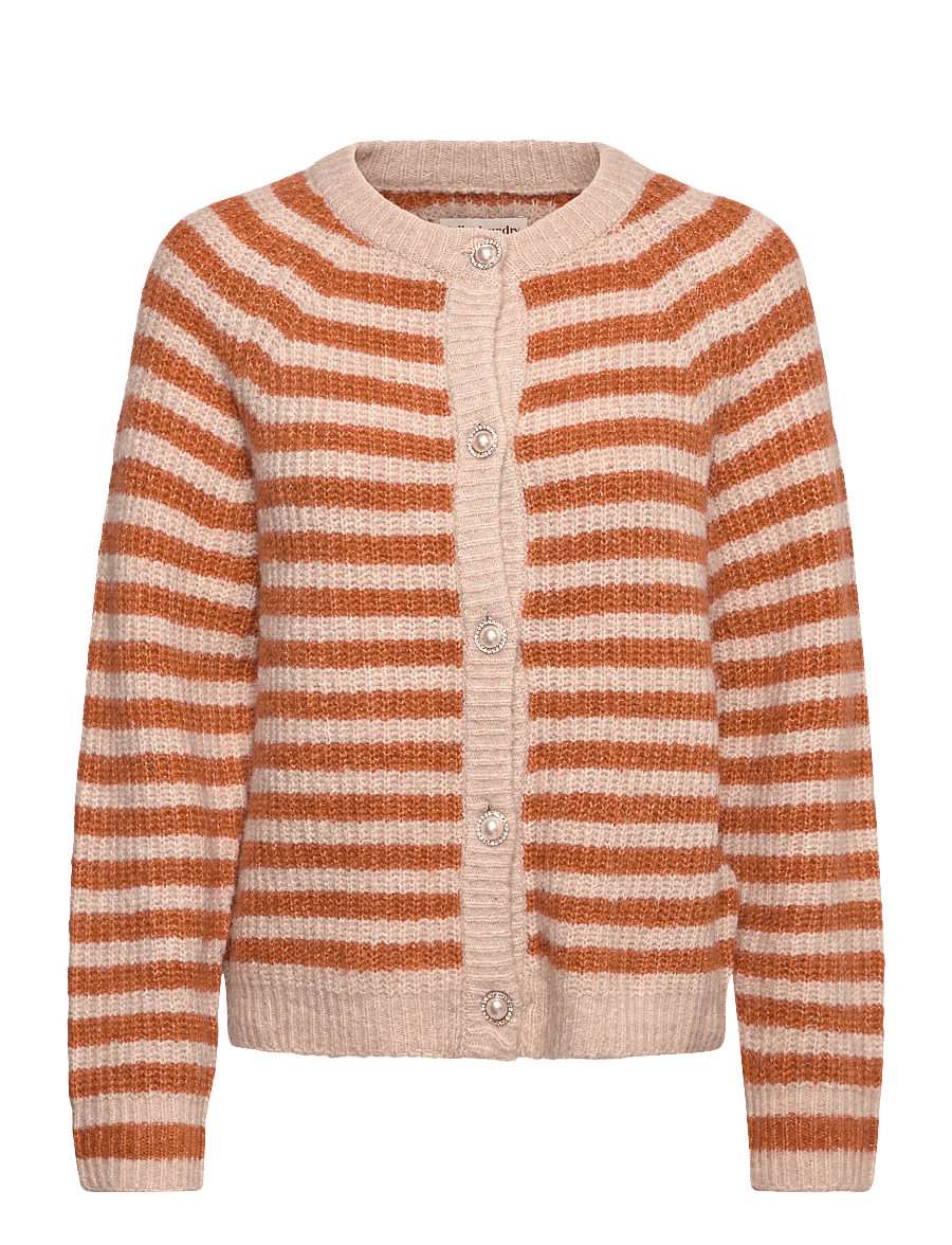Lollys Laundry - NovaLl Cardigan LS - cardigans - rust - 1