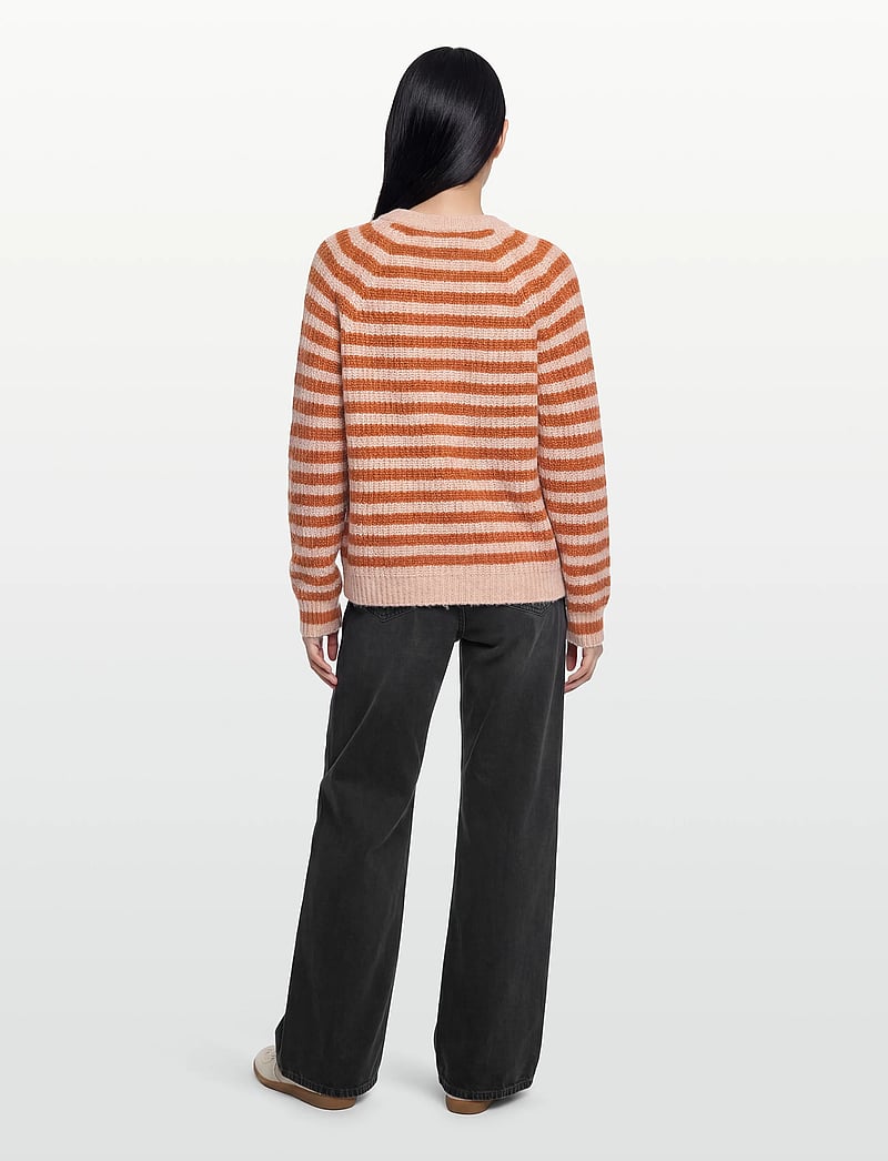 Lollys Laundry - NovaLl Cardigan LS - cardigans - rust - 4