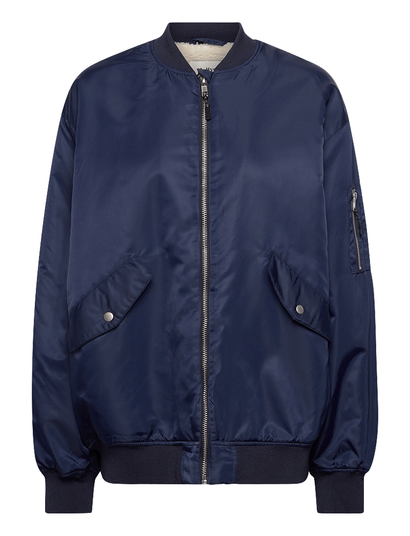 Lollys Laundry - LilaLL Bomber Jacket LS OS - frühlingsjacken - dark navy - 0