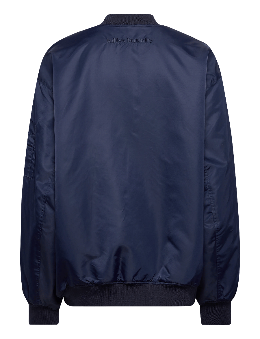 Lollys Laundry - LilaLL Bomber Jacket LS OS - vårjackor - dark navy - 1
