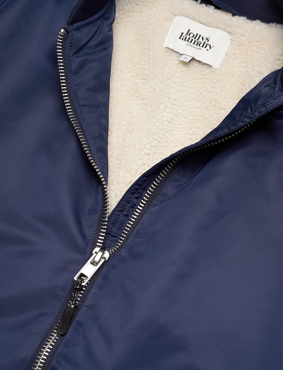 Lollys Laundry - LilaLL Bomber Jacket LS OS - vårjackor - dark navy - 2