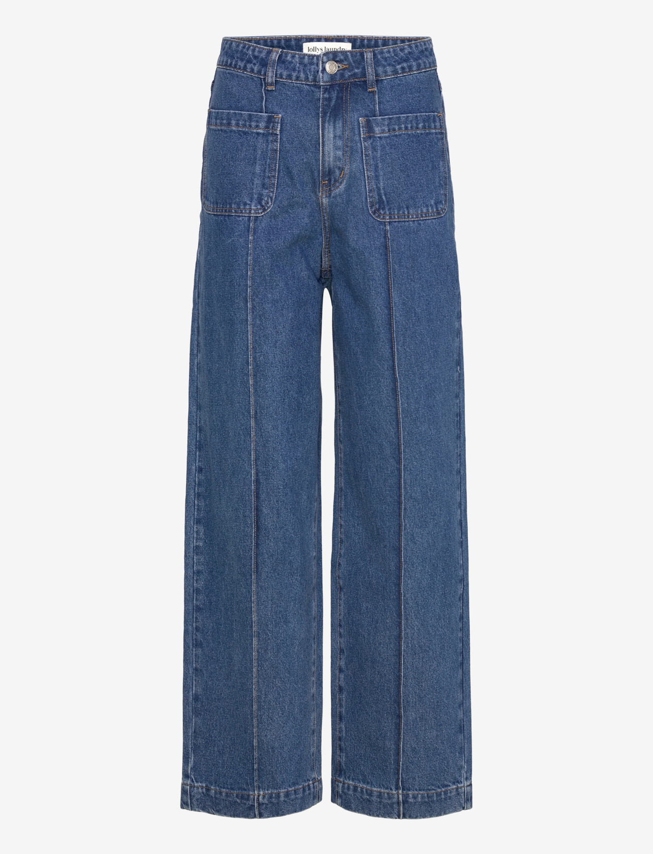 Lollys Laundry - RidaLL Jeans - hosen mit weitem bein - blue - 1