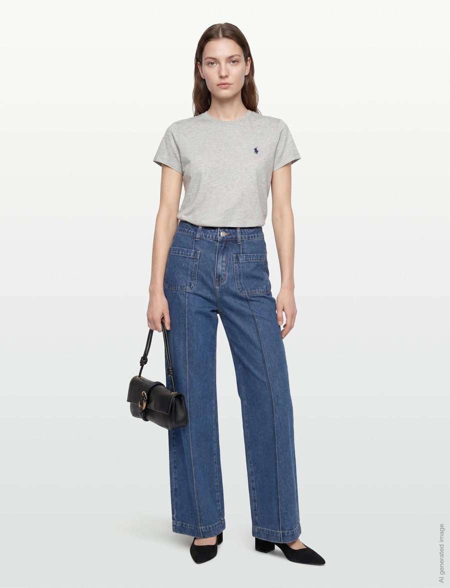Lollys Laundry - RidaLL Jeans - brede jeans - blue - 0