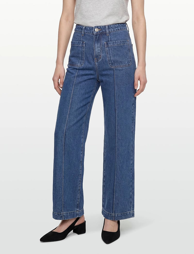 Lollys Laundry - RidaLL Jeans - hosen mit weitem bein - blue - 3