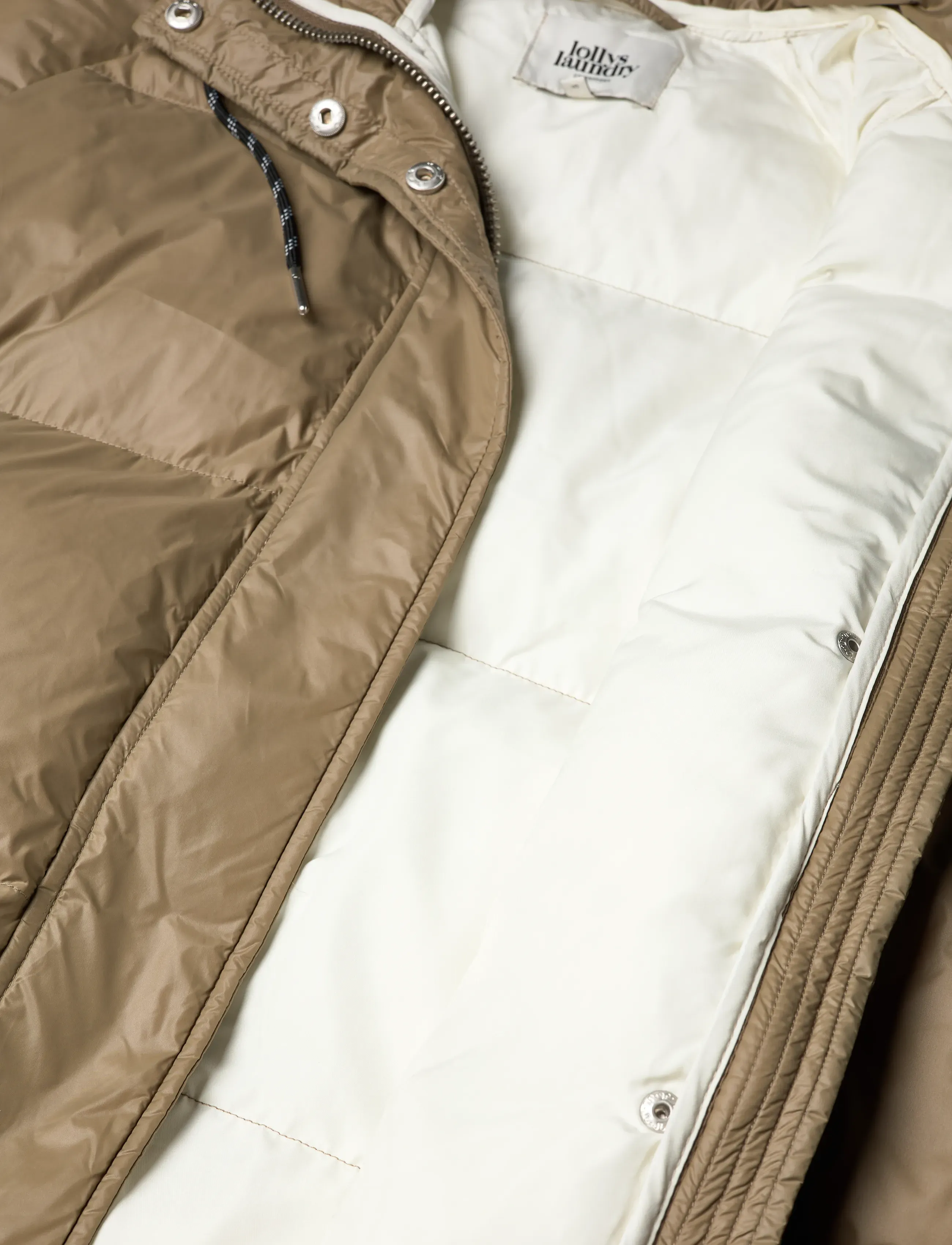 Lollys Laundry - ShelbyLL Jacket - virsjakas ar dūnu pildījumu un polsterējumu - dusty green - 4