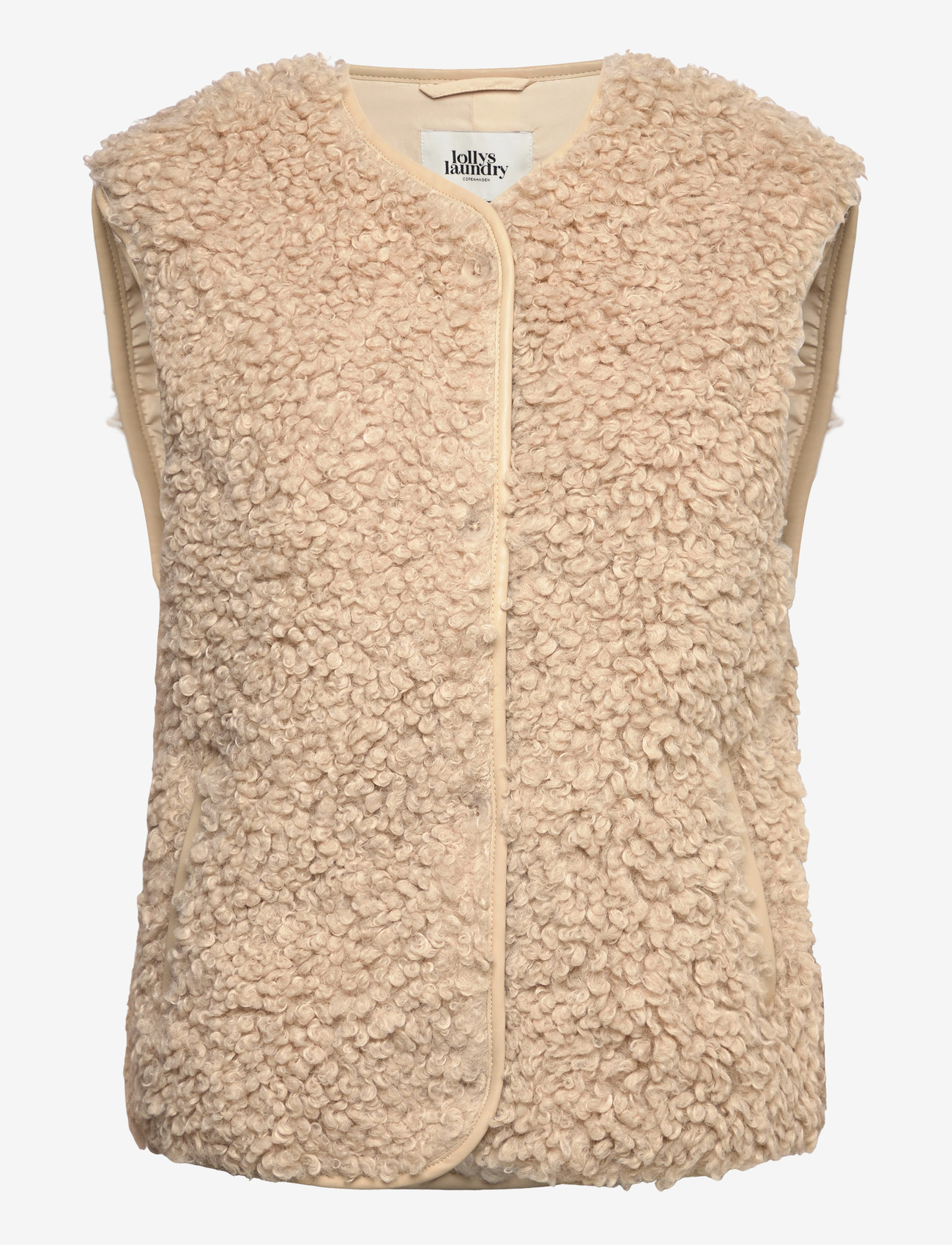 Lollys Laundry - VadaLL Vest SL - spring jackets - sand - 0