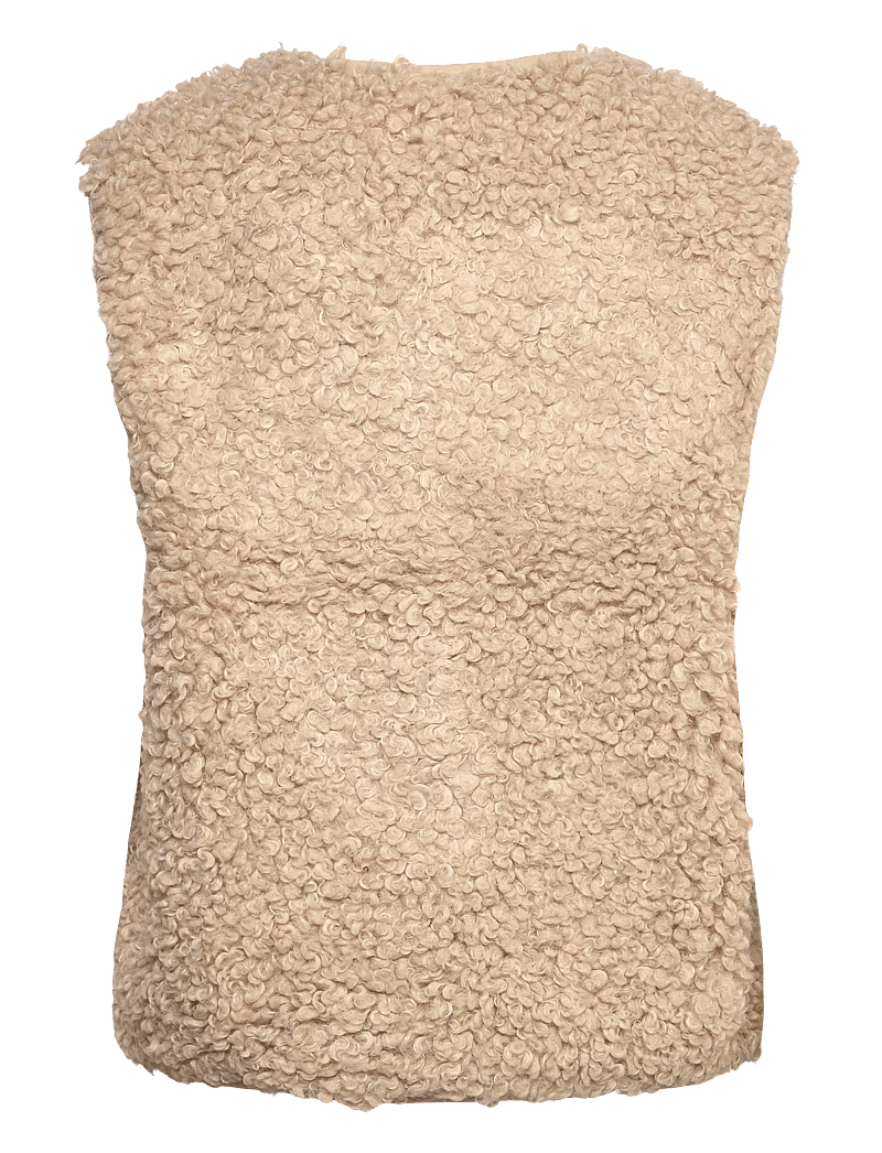 Lollys Laundry - VadaLL Vest SL - fleece- og teddyveste - sand - 1