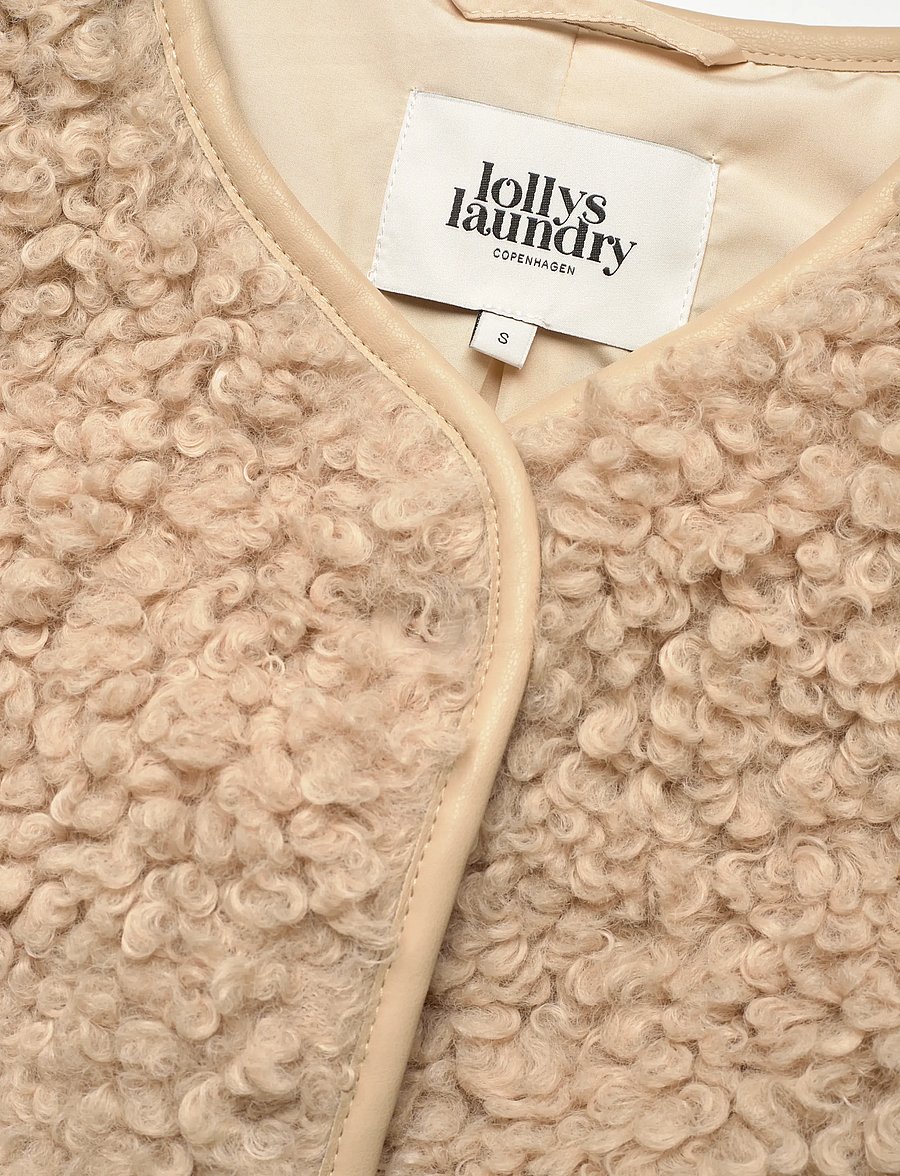 Lollys Laundry - VadaLL Vest SL - fleece- og teddyveste - sand - 5