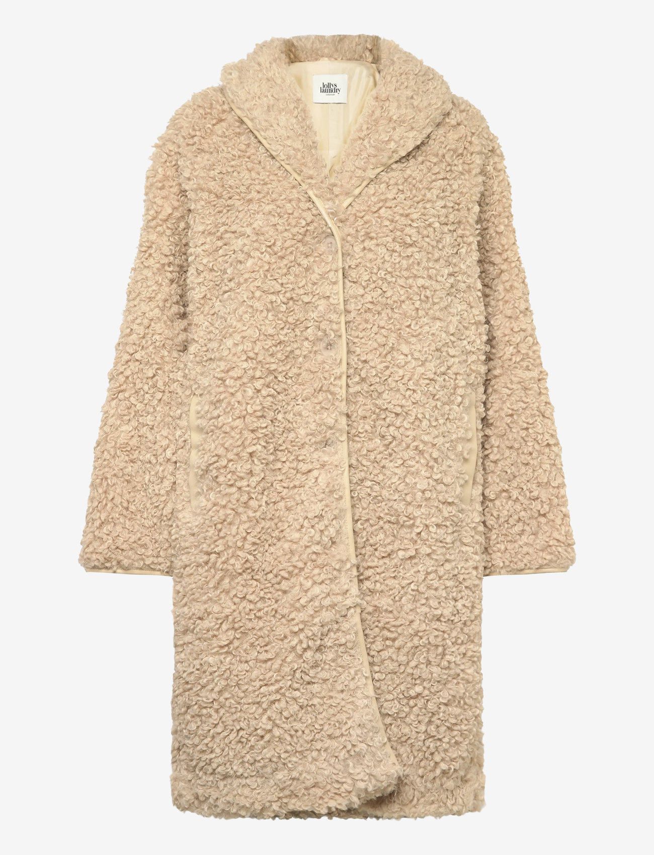 Lollys Laundry - DooLL Jacket LS - kunstkarusnahk - sand - 0