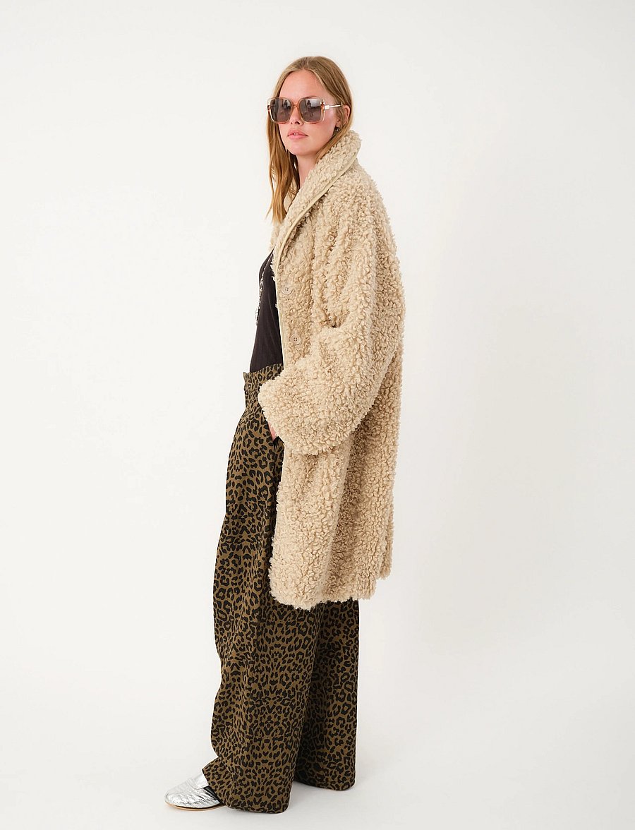 Lollys Laundry - DooLL Jacket LS - imitatiebont jassen - sand - 4