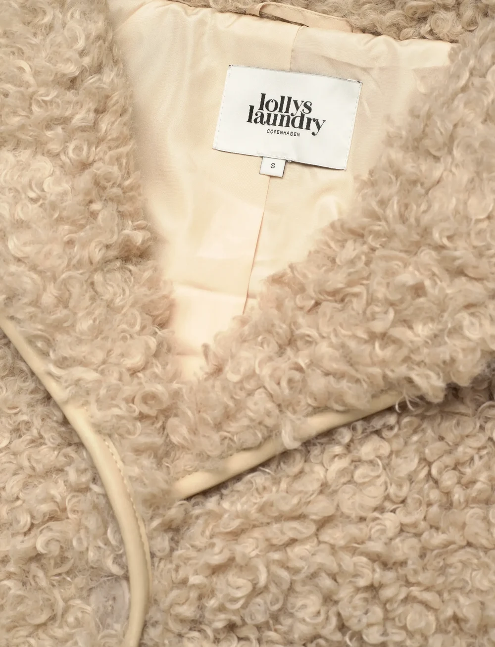 Lollys Laundry - DooLL Jacket LS - fuskpäls - sand - 2