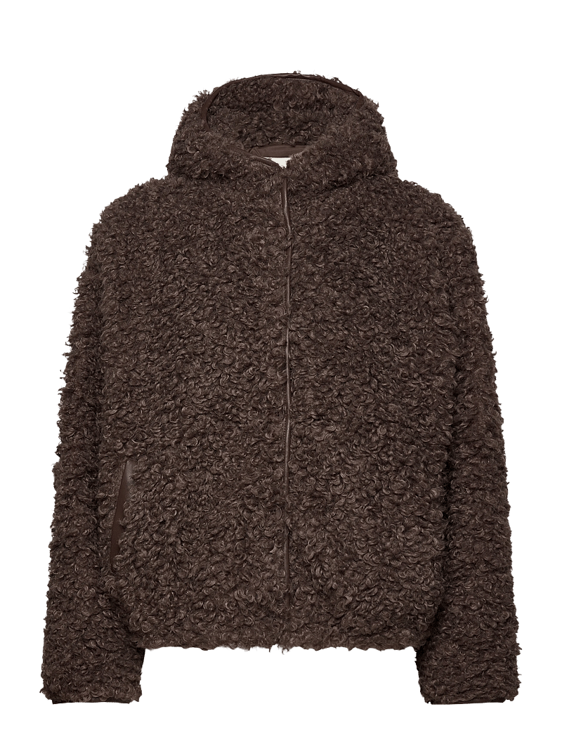 Lollys Laundry - WanLL Jacket LS - léttir jakkar - dark mokka - 0