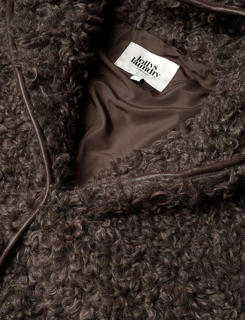 Lollys Laundry - WanLL Jacket LS - léttir jakkar - dark mokka - 2