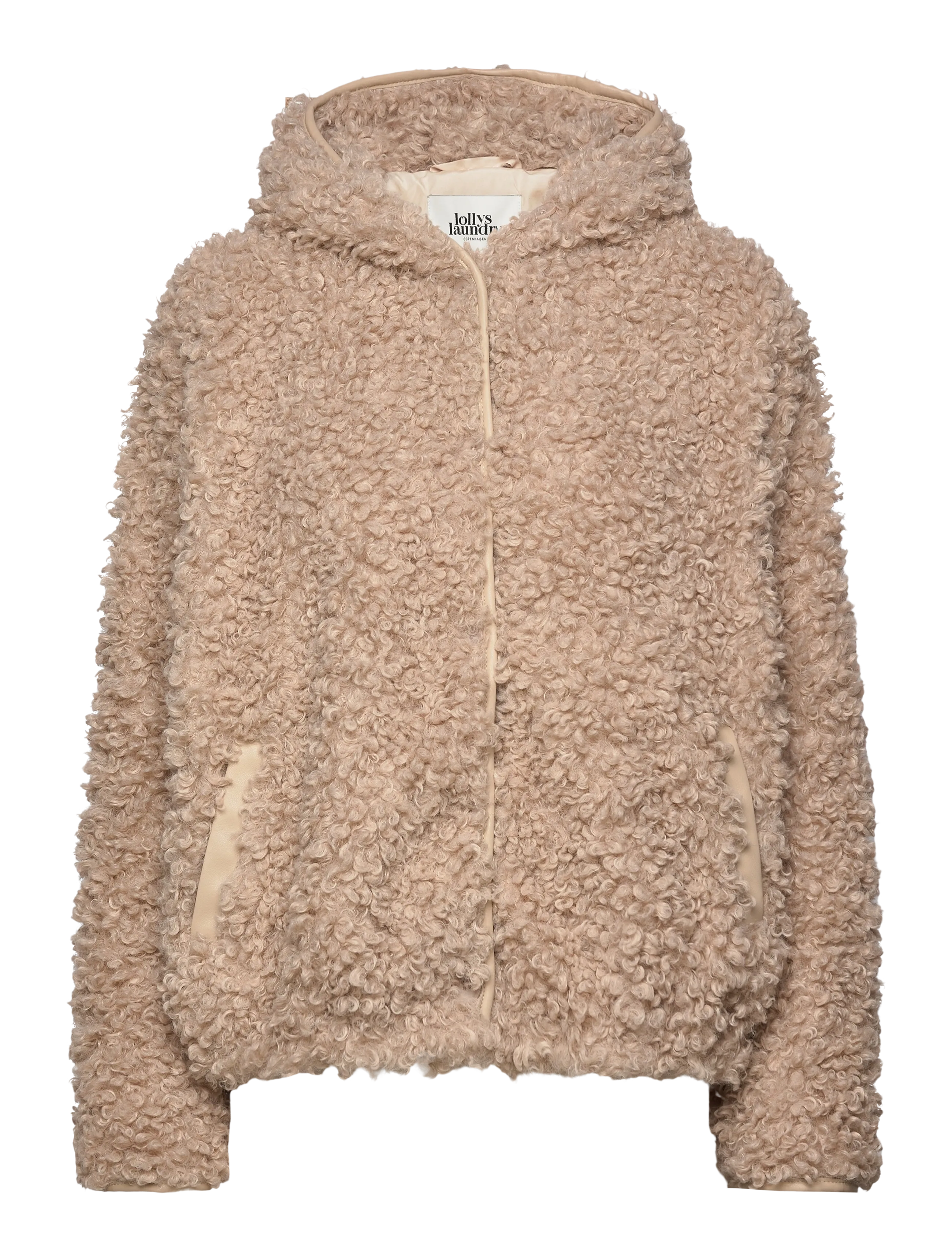 Lollys Laundry WanLL Jacket LS - Faux Fur jakker - SAND / beige