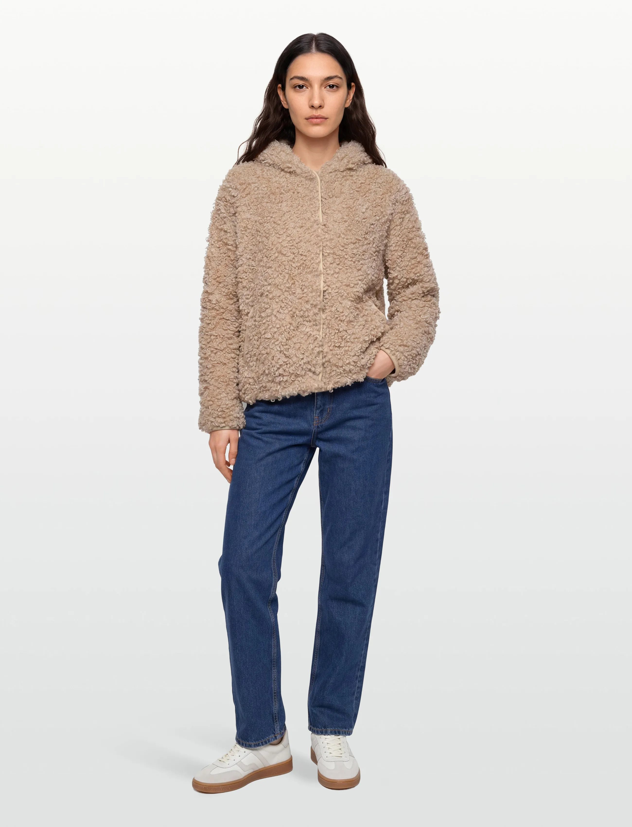 Lollys Laundry Wanll Jacket Ls, S, Jackets, Beige - Light-summer Jacket, Frauen