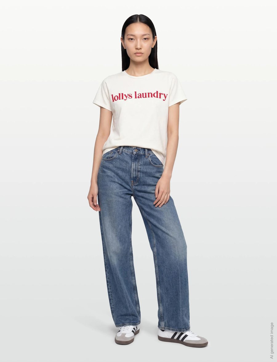 Lollys Laundry - RomaLL Lollys Tee SS - white - 0