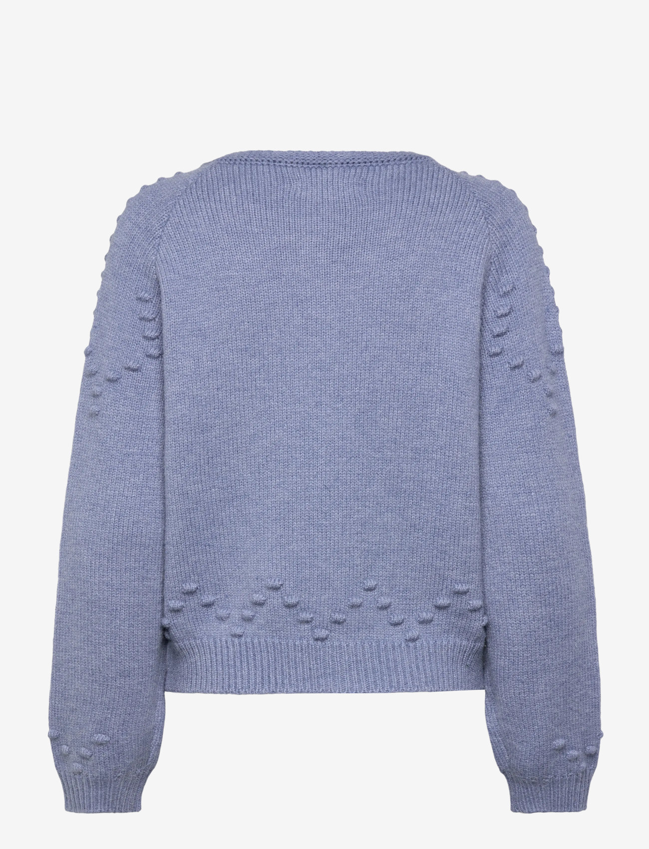 Lollys Laundry - GracelynnLL Knit Cardigan LS - cardigans - blue melange - 1