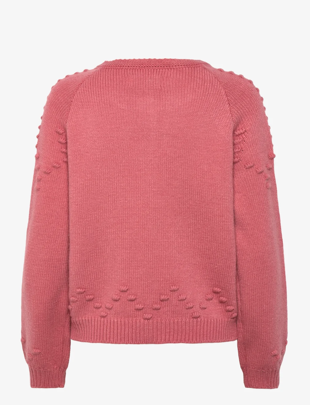 Lollys Laundry - GracelynnLL Knit Cardigan LS - cardigans - burned rose - 1