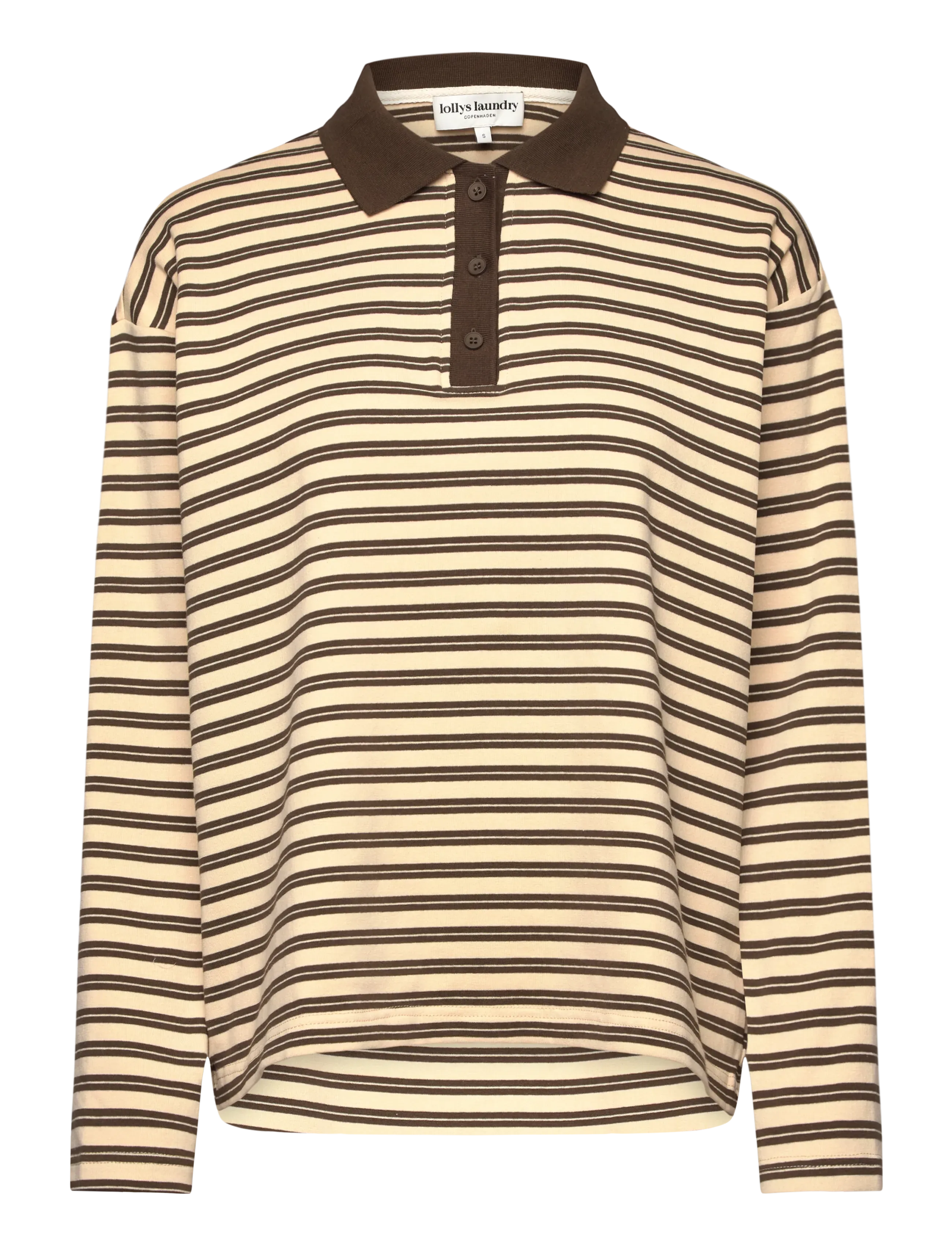 Lollys Laundry - MobyLL Polo LS - dark mokka - 0