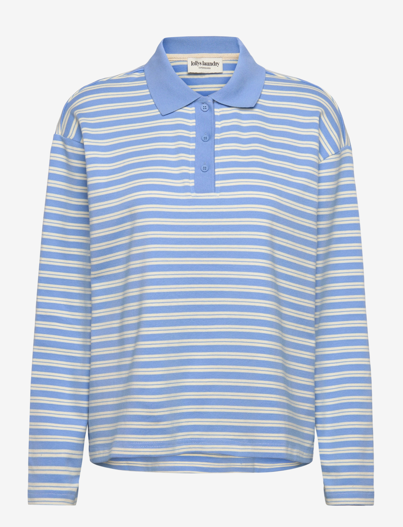 Lollys Laundry - MobyLL Polo LS - pikkade varrukatega alussärgid - light blue - 0