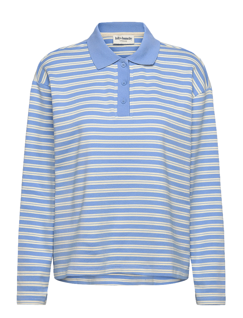 Lollys Laundry - MobyLL Polo LS - pikkade varrukatega alussärgid - light blue - 0