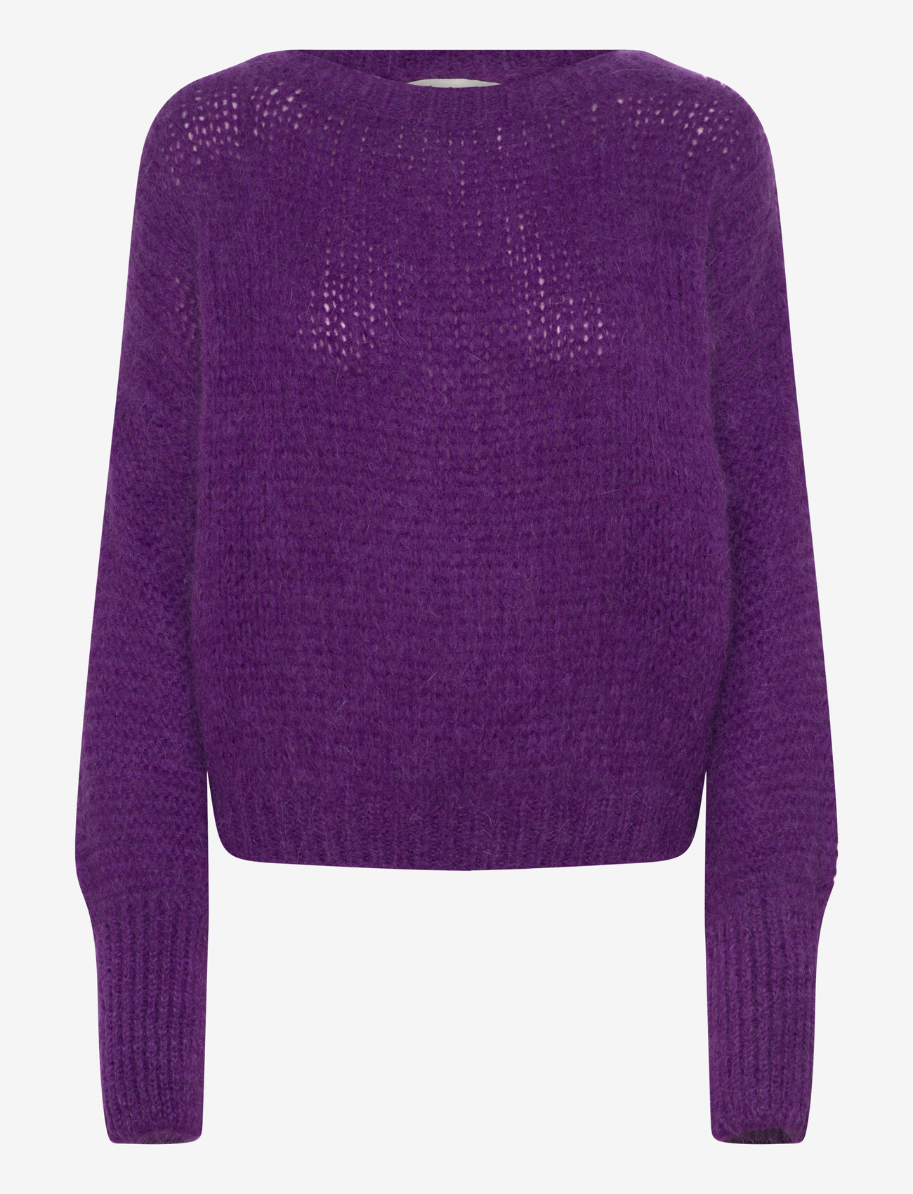 Lollys Laundry - IsoldeLL Knit Jumper LS - striktrøjer - dark lavender - 0