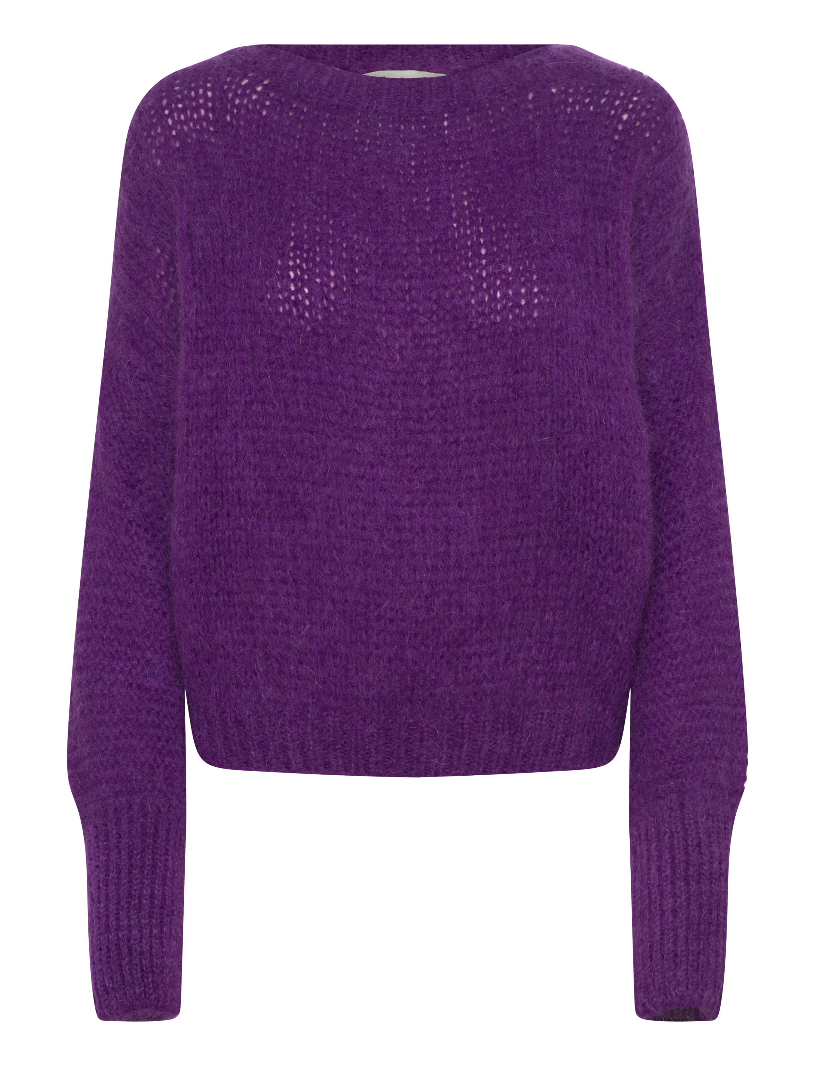 Lollys Laundry IsoldeLL Knit Jumper LS - Lollys Laundry - DARK LAVENDER / purple