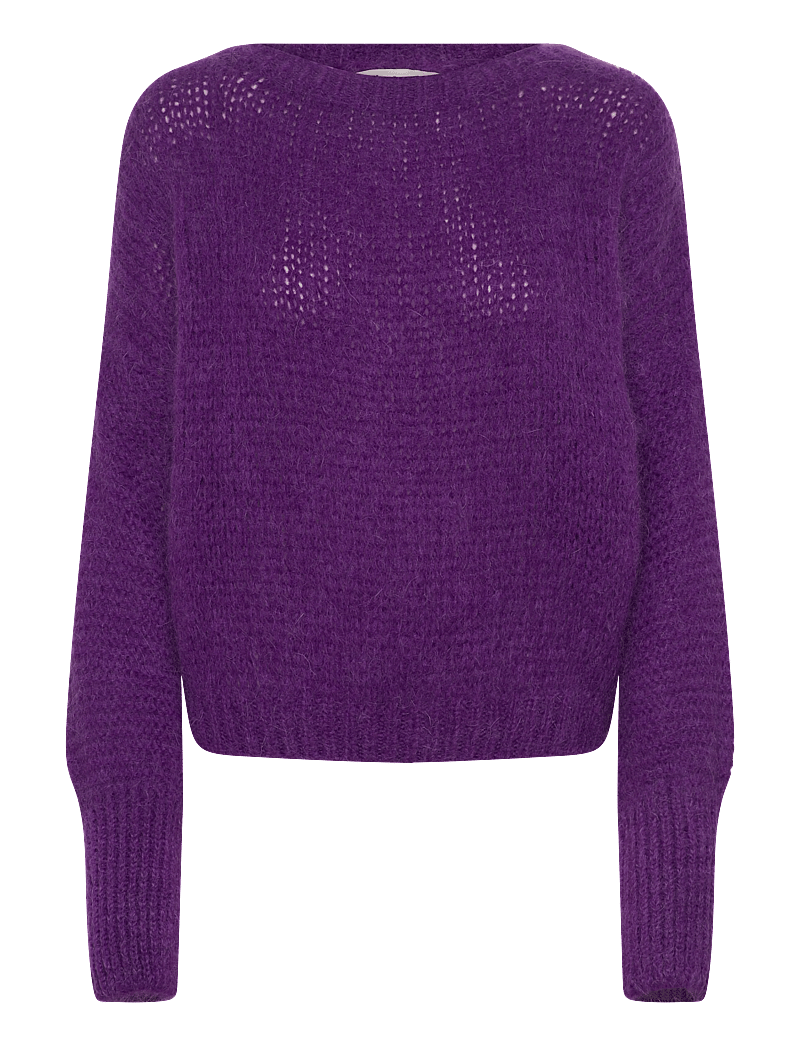 Lollys Laundry - IsoldeLL Knit Jumper LS - pullover - dark lavender - 0