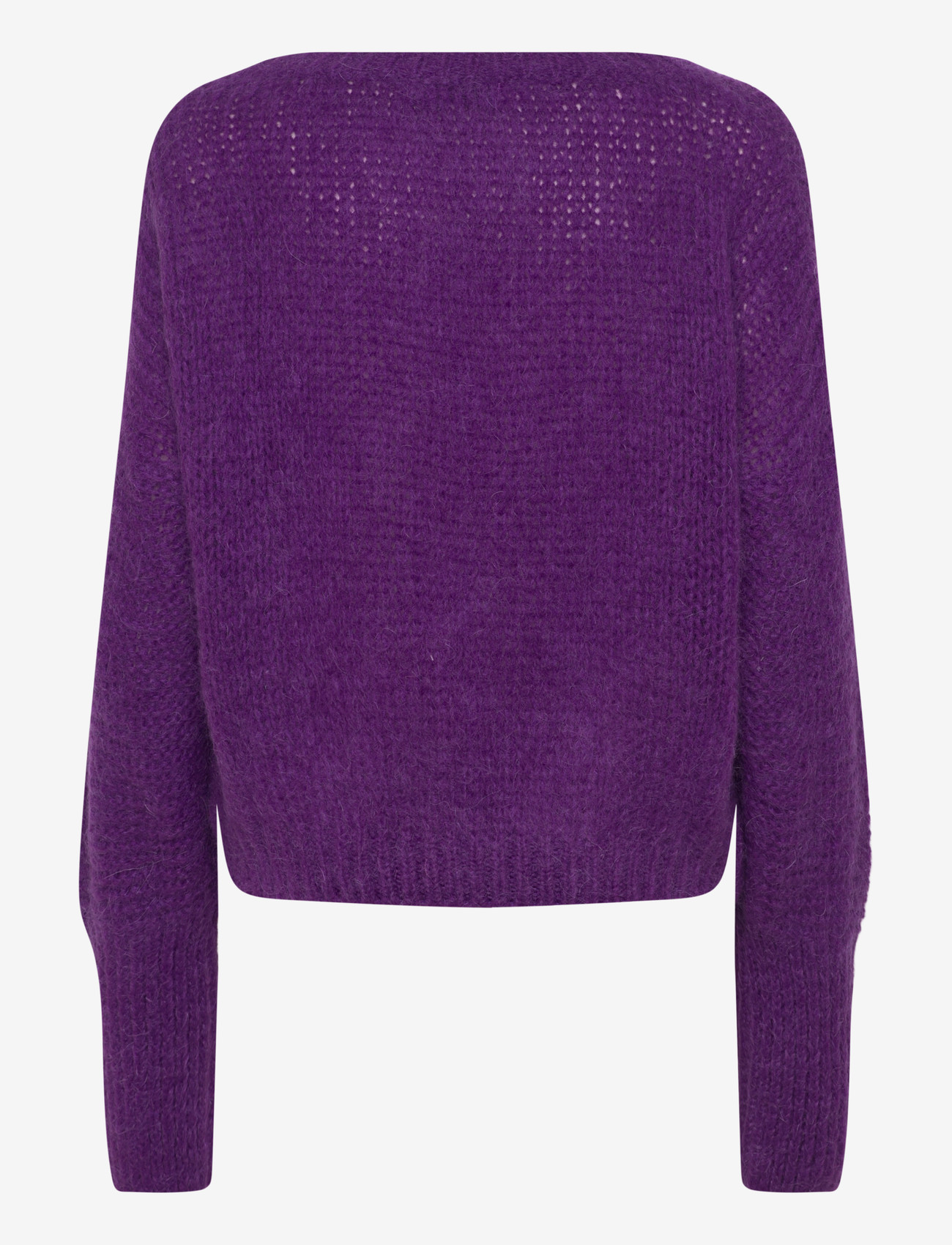 Lollys Laundry - IsoldeLL Knit Jumper LS - striktrøjer - dark lavender - 1