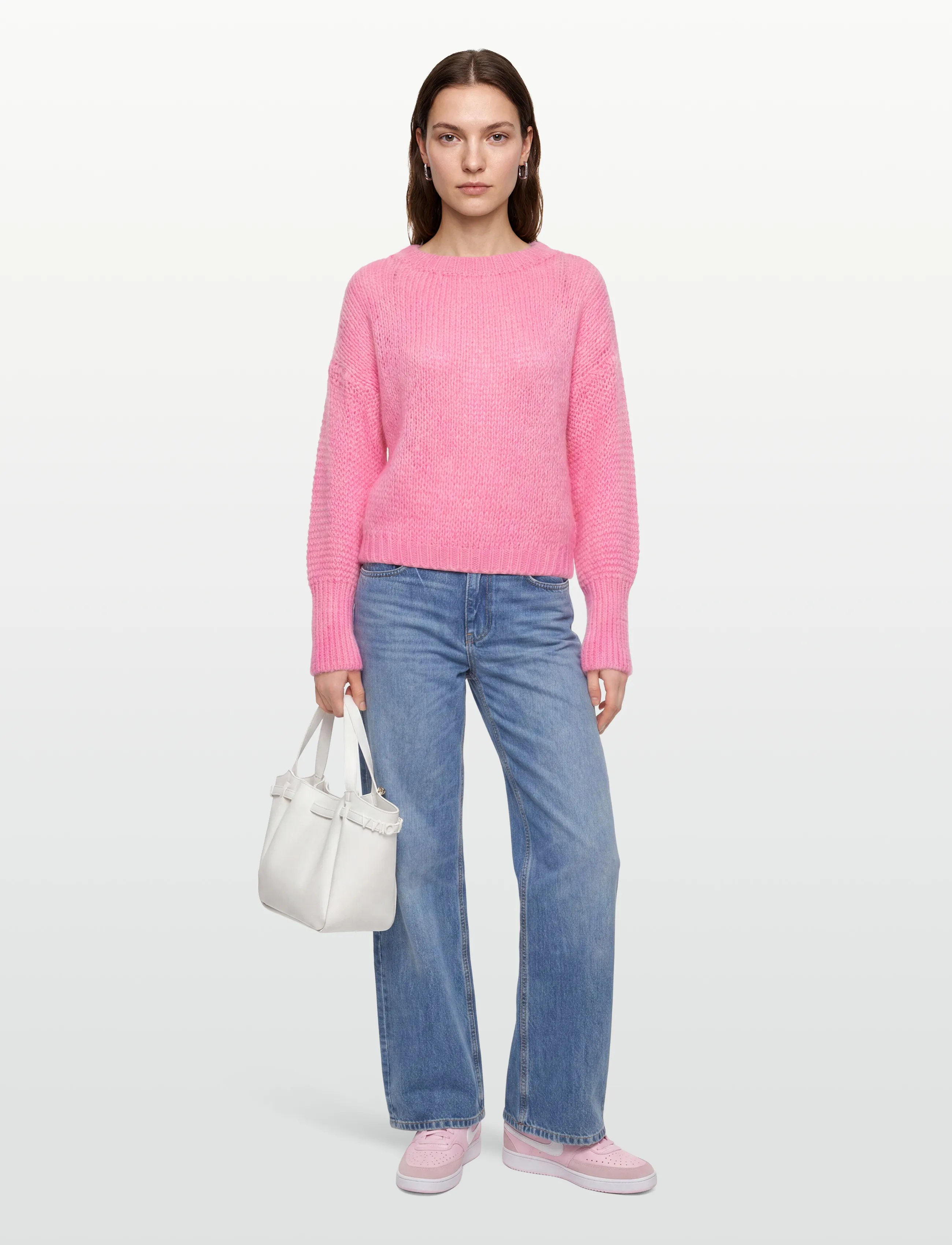 Lollys Laundry - IsoldeLL Knit Jumper LS - tröjor - light pink - 0