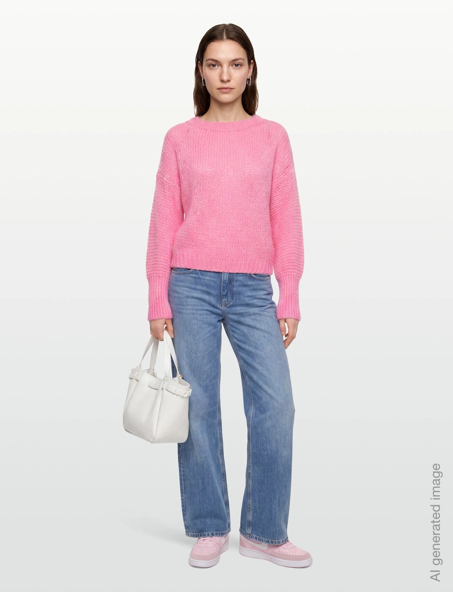 Lollys Laundry - IsoldeLL Knit Jumper LS - pullover - light pink - 0