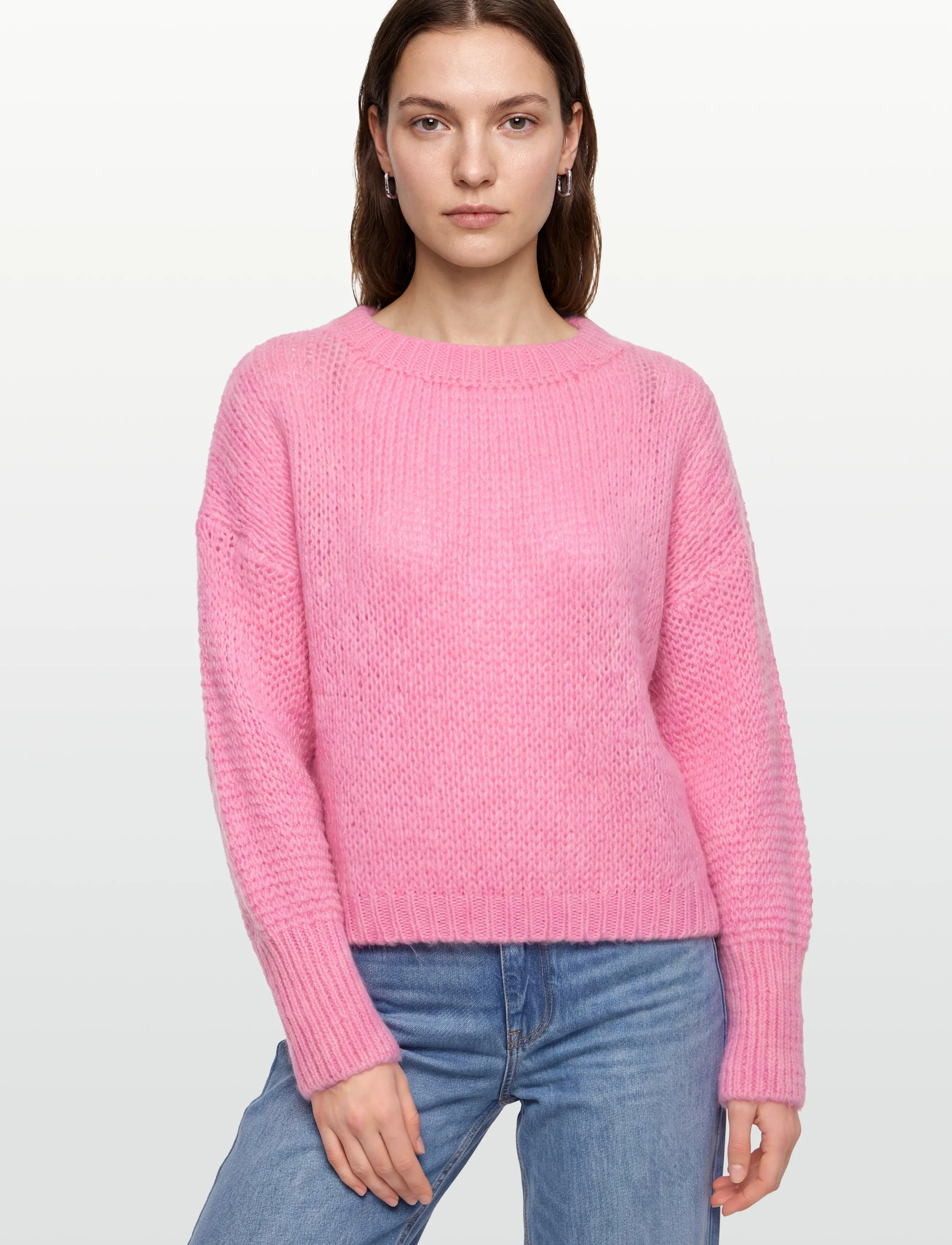 Lollys Laundry - IsoldeLL Knit Jumper LS - tröjor - light pink - 3