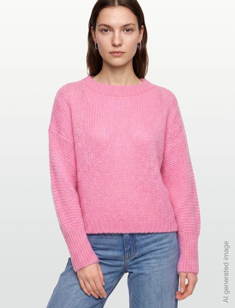 Lollys Laundry - IsoldeLL Knit Jumper LS - pullover - light pink - 3