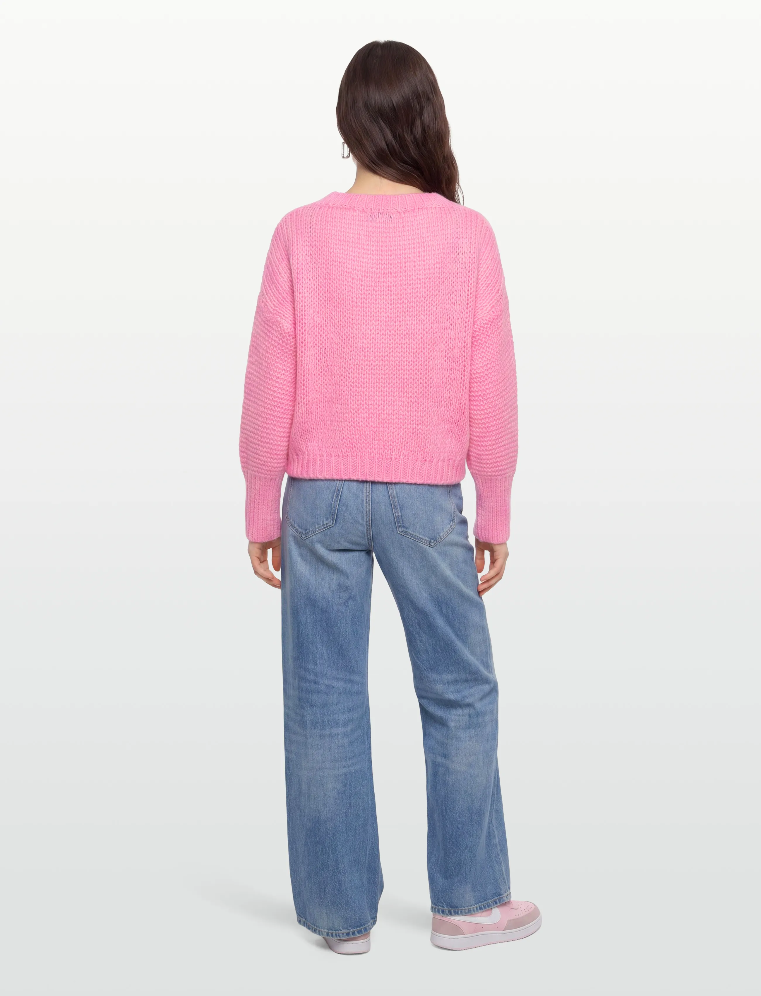 Lollys Laundry - IsoldeLL Knit Jumper LS - tröjor - light pink - 4