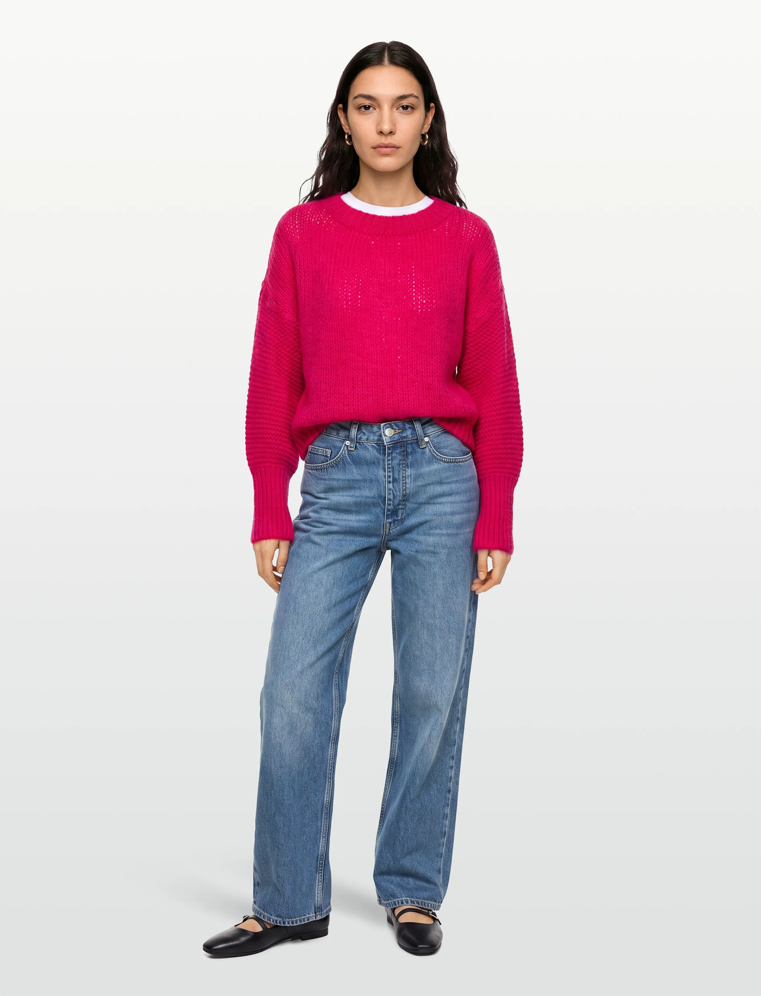 Lollys Laundry - IsoldeLL Knit Jumper LS - pullover - neon pink - 0