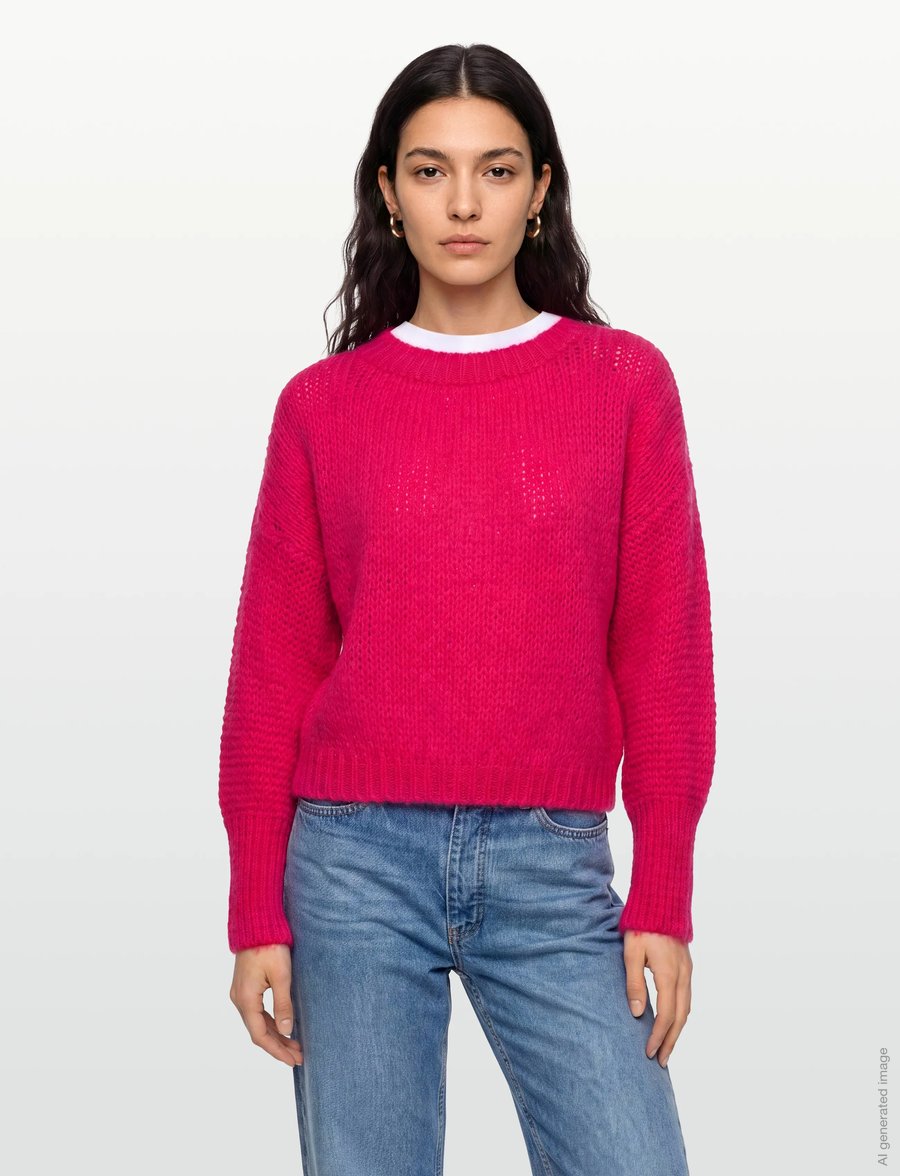 Lollys Laundry - IsoldeLL Knit Jumper LS - pullover - neon pink - 3