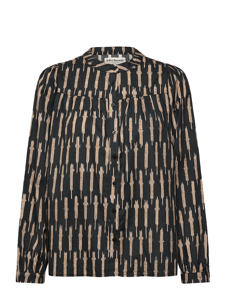 Lollys Laundry - NickyLL Shirt LS - pikkade varrukatega särgid - black - 0