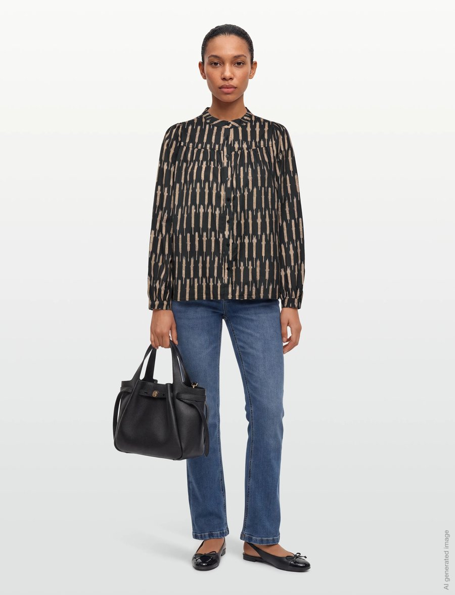 Lollys Laundry - NickyLL Shirt LS - pikkade varrukatega särgid - black - 0