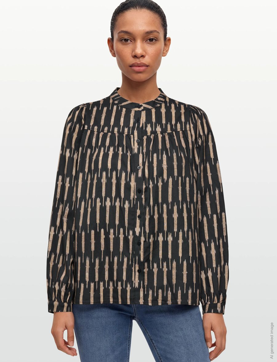 Lollys Laundry - NickyLL Shirt LS - pikkade varrukatega särgid - black - 3