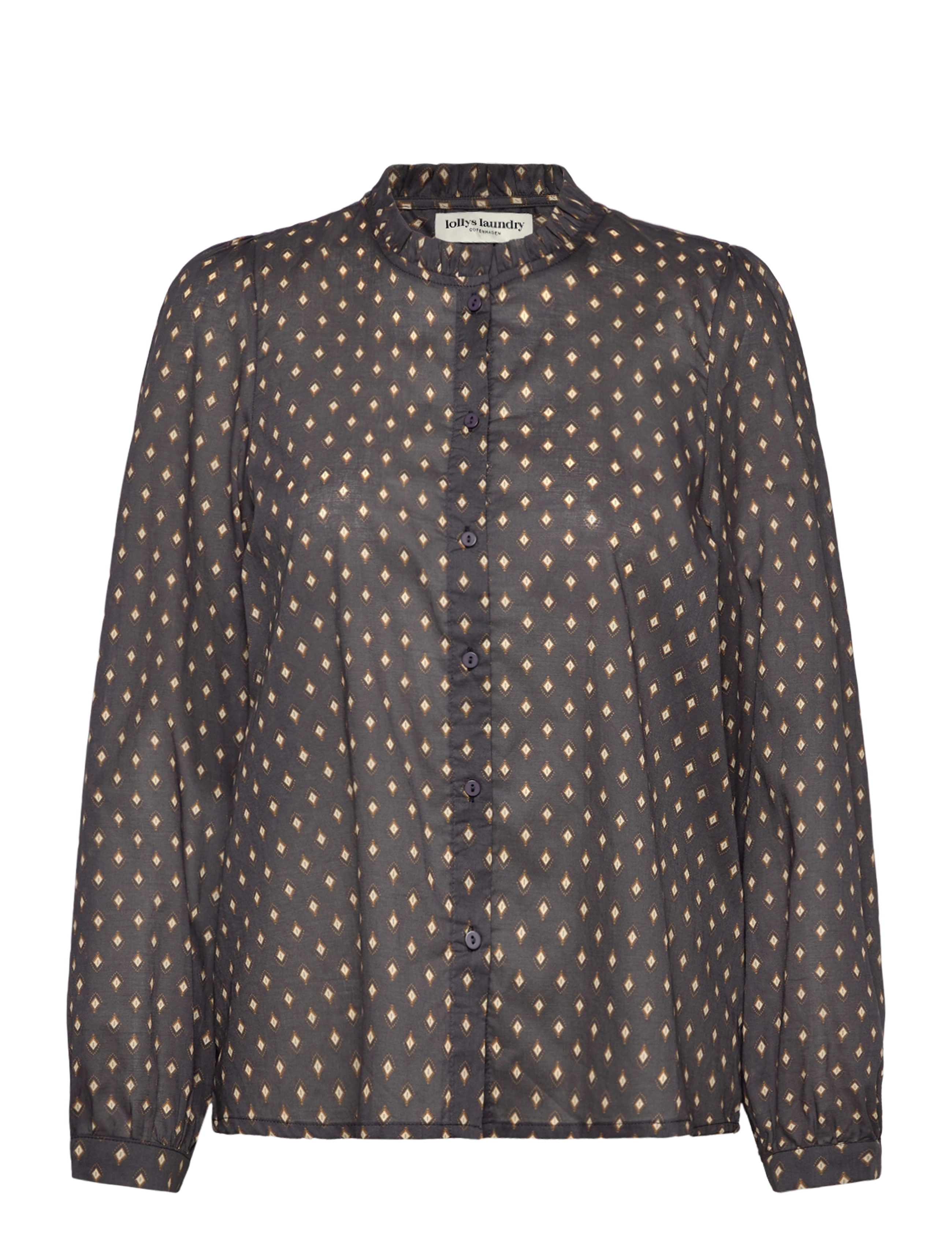 Lollys Laundry RiverLL Shirt LS - Tøj - DARK BLUE / blue