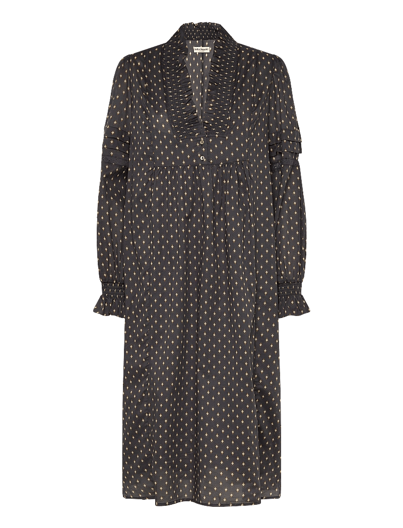 Lollys Laundry - SagiLL Maxi Dress LS - maksikleidid - dark blue - 0