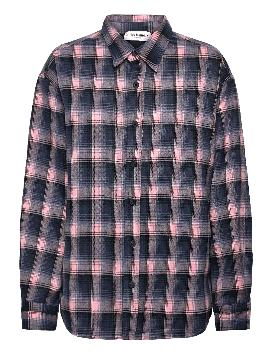 Lollys Laundry - SigneLL Overshirt LS - overshirts - light pink - 0