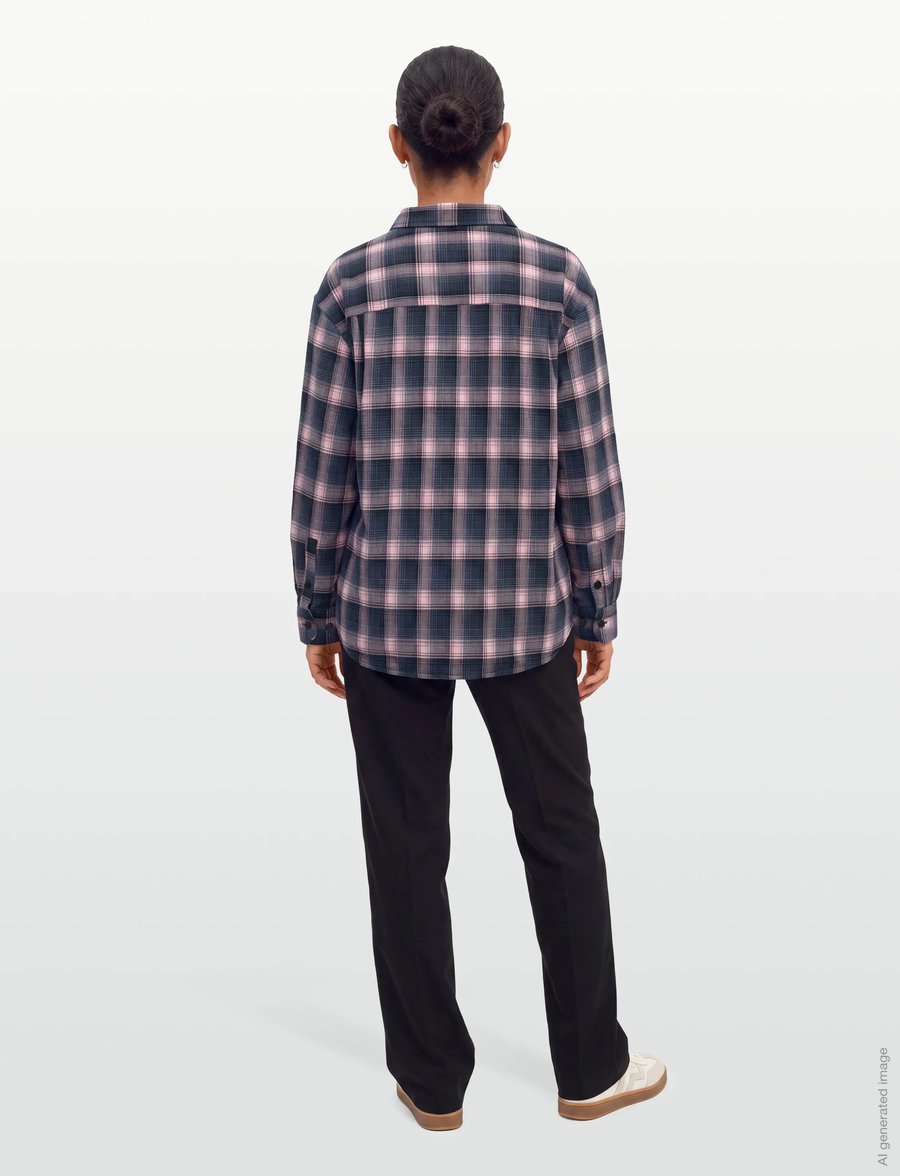 Lollys Laundry - SigneLL Overshirt LS - overshirts - light pink - 4