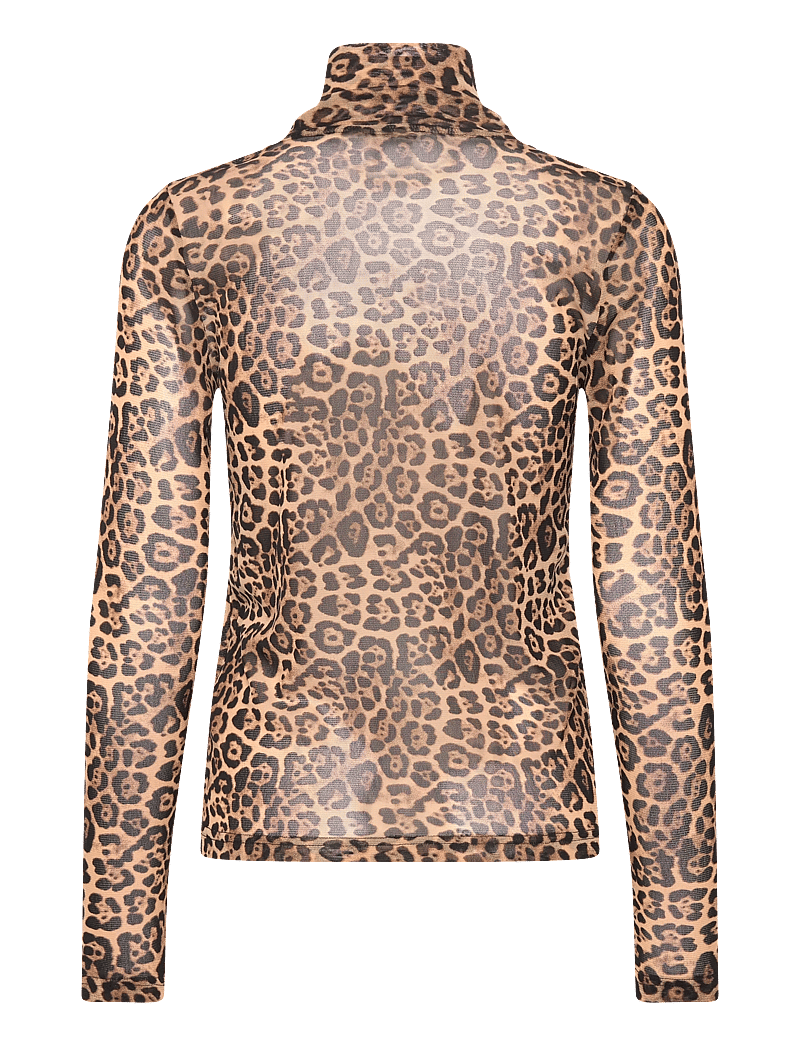 Lollys Laundry - OrieLL High Neck Blouse LS - leopard print - 1