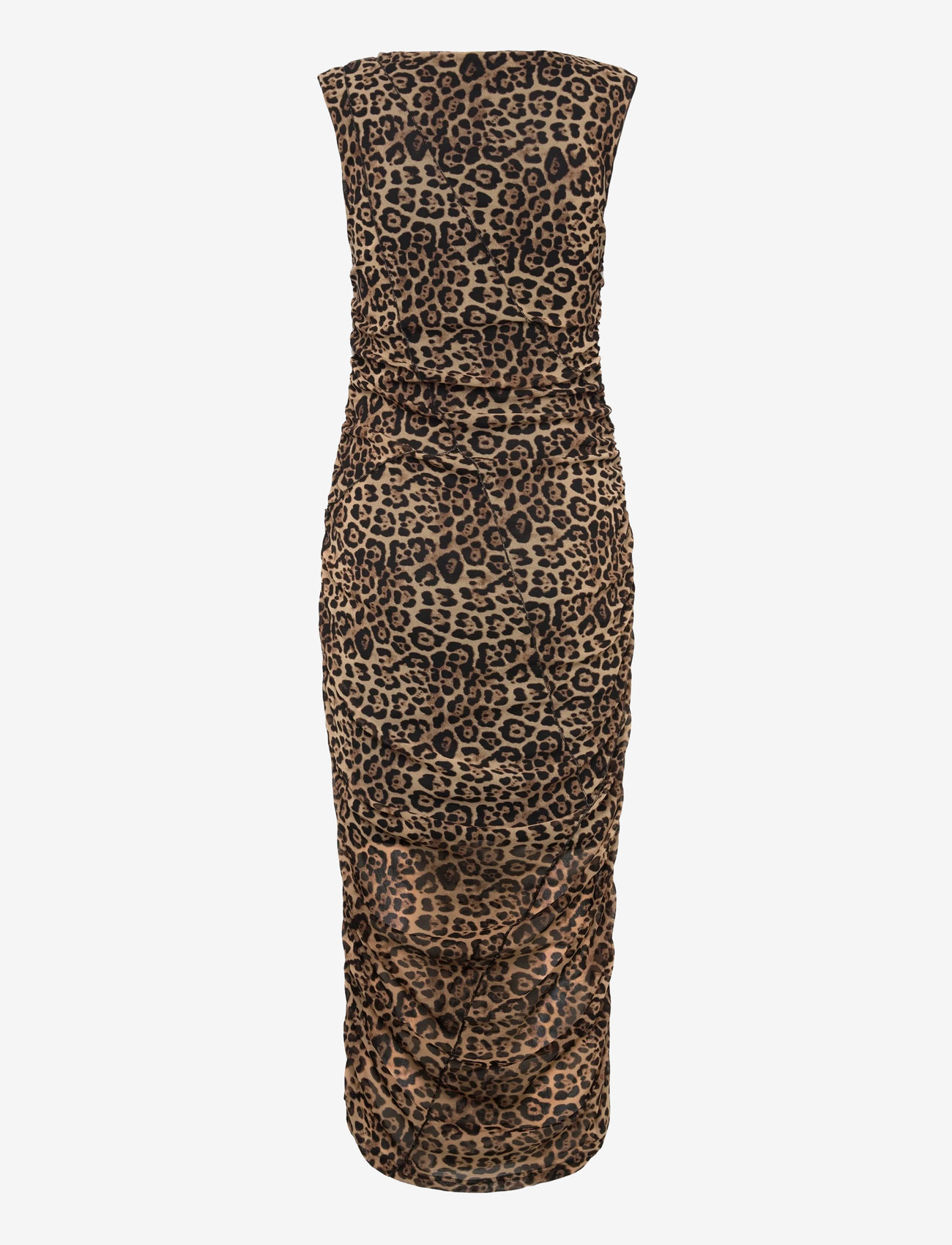 Lollys Laundry - LoluMaxi Dress SL - fodralklänningar - leopard print - 1
