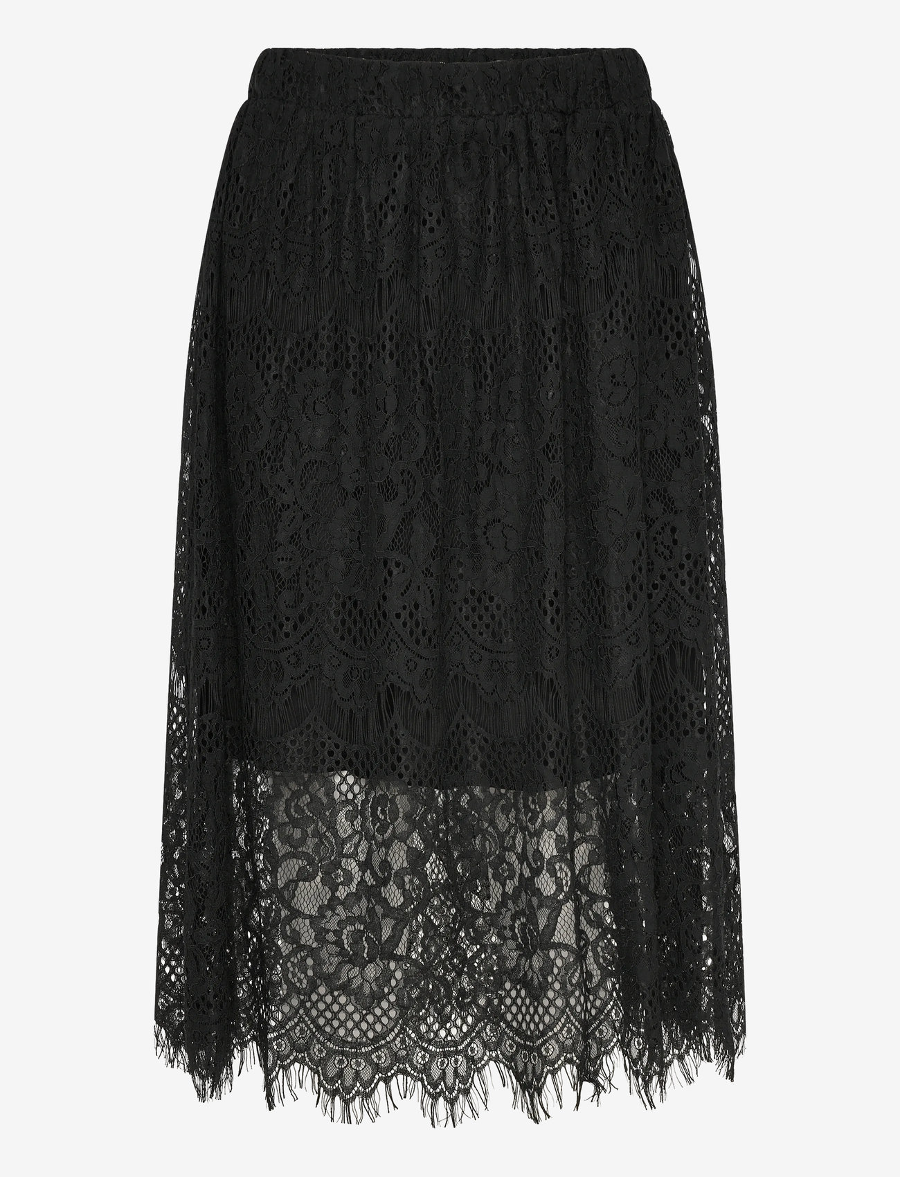 Lollys Laundry - EverLL Short Skirt - midi nederdele - black - 0