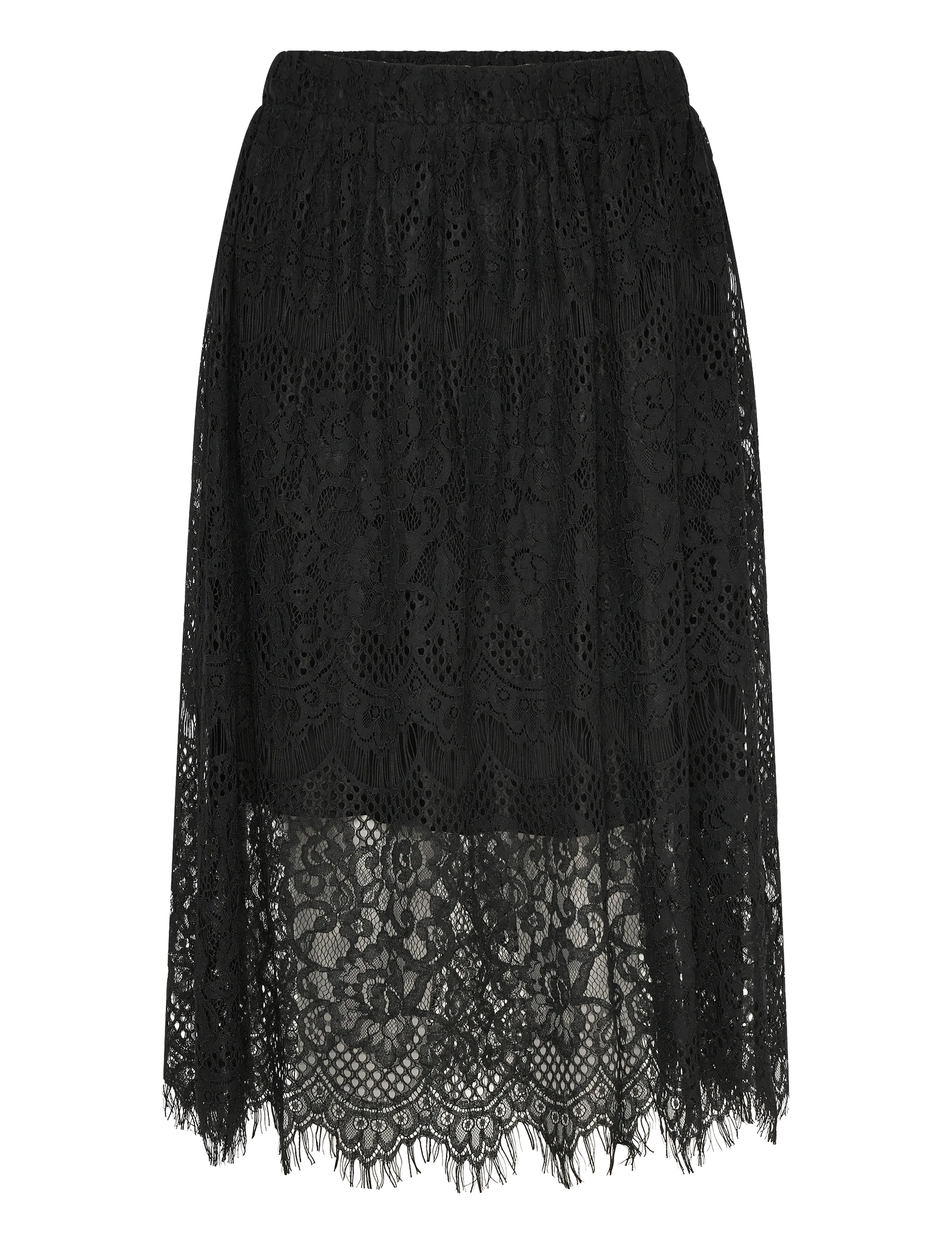 Lollys Laundry EverLL Short Skirt - Transitional Layering - BLACK / black